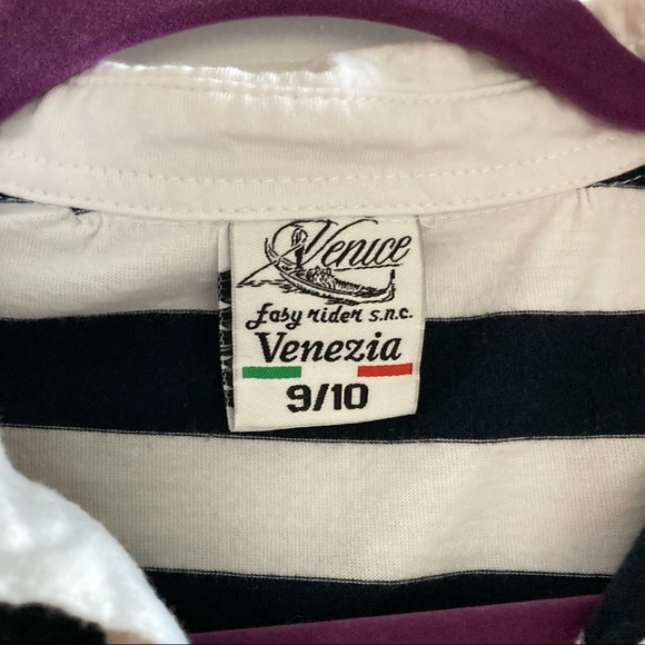 🌸3/$30🌸 Venice Venezia Girls’ Striped Polo Dress 👗🇮🇹 - Picture 5 of 5